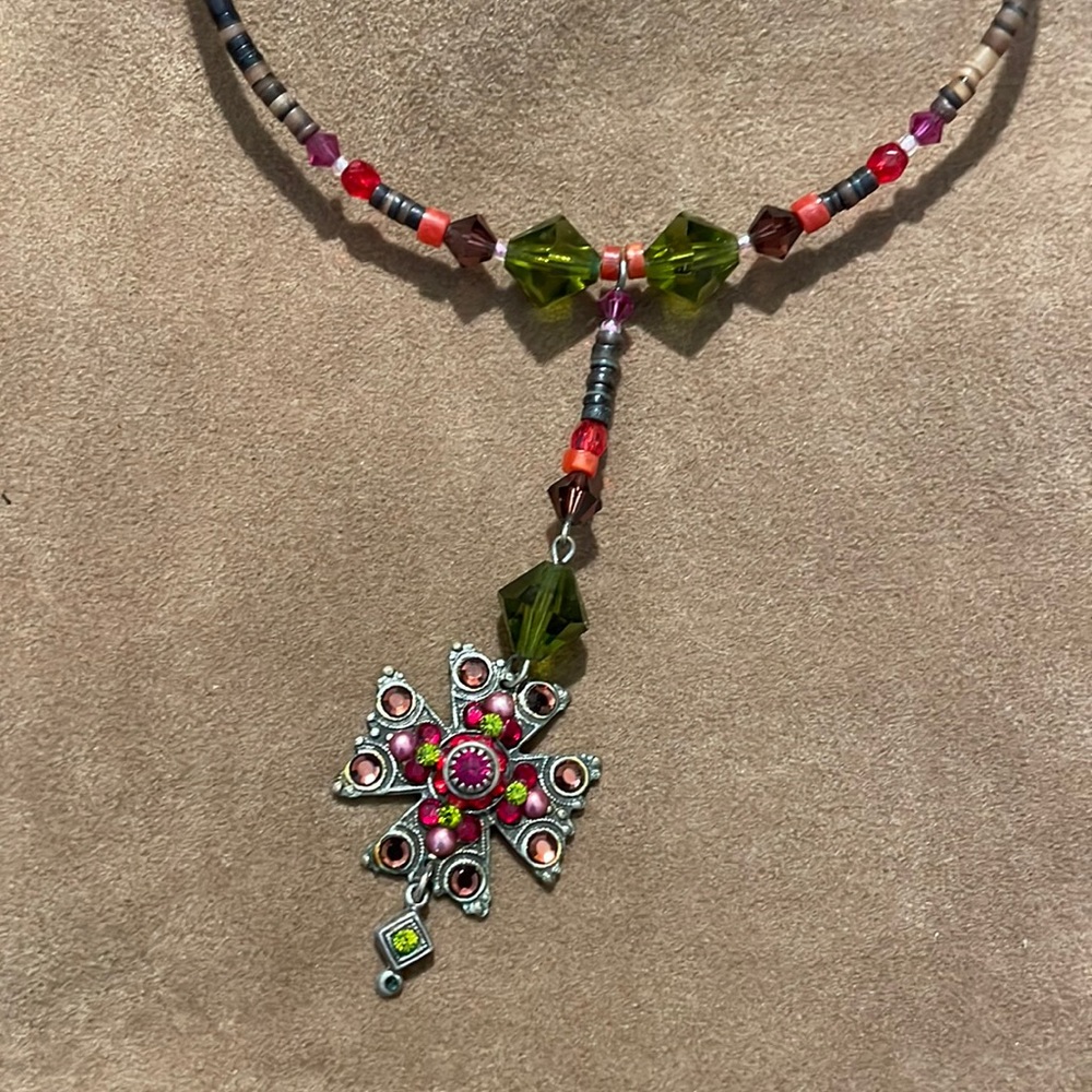 F.A.I.T.H. Beaded Choker Necklace